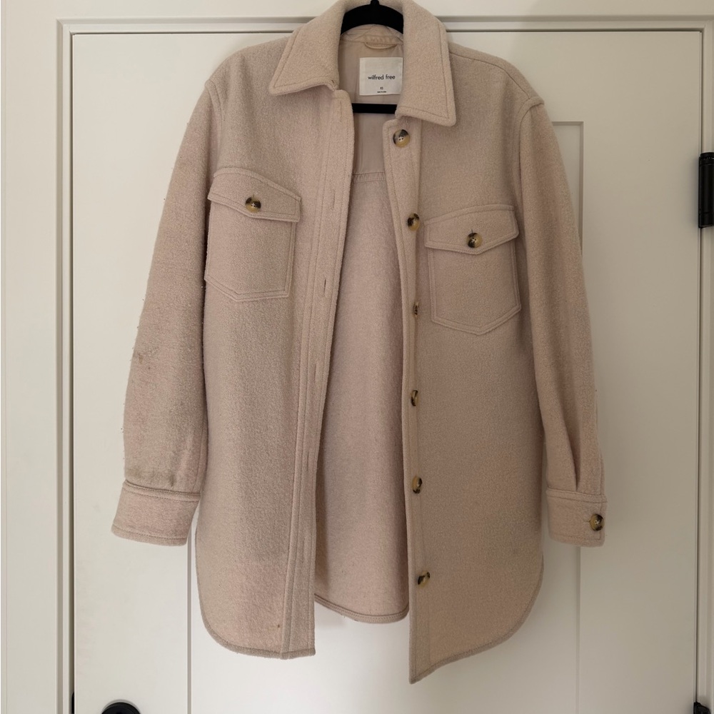 Wilfred Cream Teddy Jacket